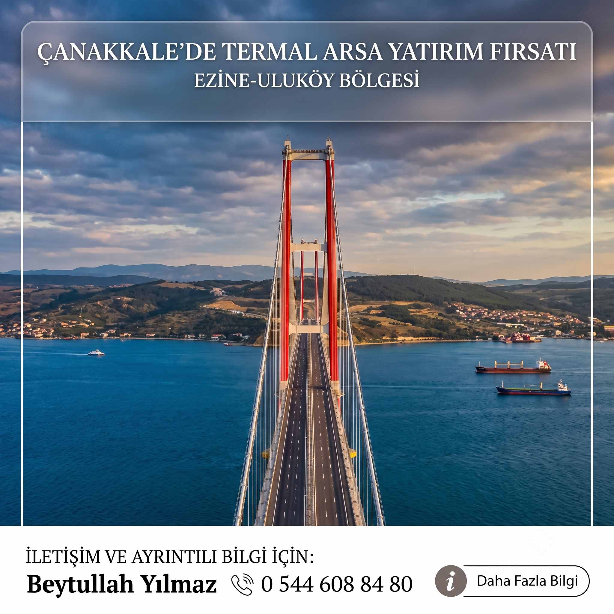 Ezine Uluköy Satılık Termal Arsa