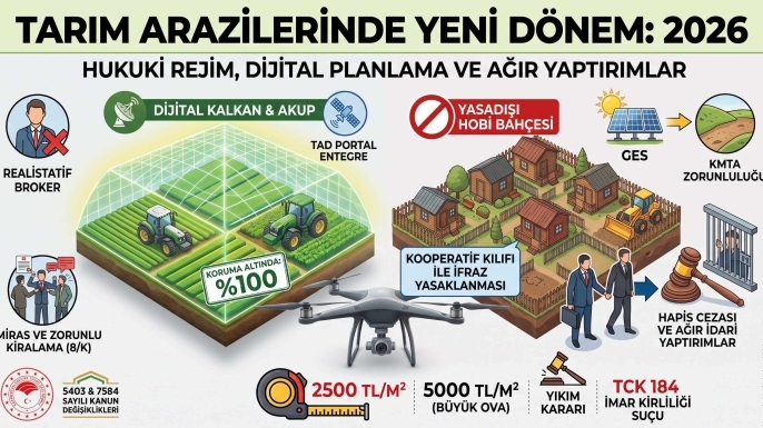 Tarım Arazilerinde Yeni Dönem: 2026 Yönetmelikleri ve Hobi Bahçelerine Hapis Cezası