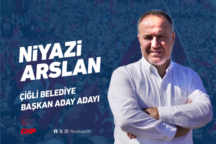 Çiğli’de Niyazi Arslan’dan ikizlerinin doğum gününde aday adaylık başvurusu