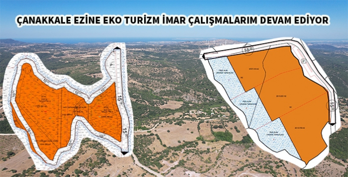 Ezine Sarpdere Eko Turizm İmar Projemizde sona geldik 1
