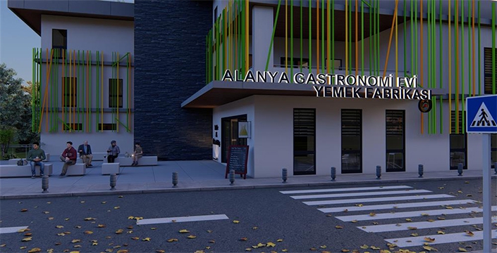 Alanya Belediyesi Gastronomi ve Aşevi Porjesi temeli atıldı.
