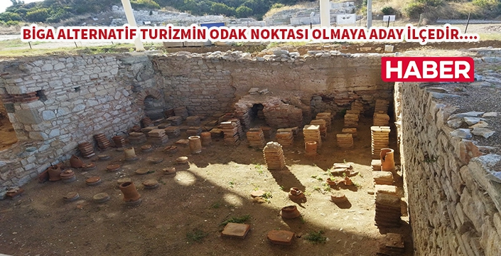 Biga Alternatif turizmin odak noktası olma yönünde ilerliyor...