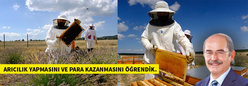 Emeğini çektik ve bugün de sağım yapıyoruz.