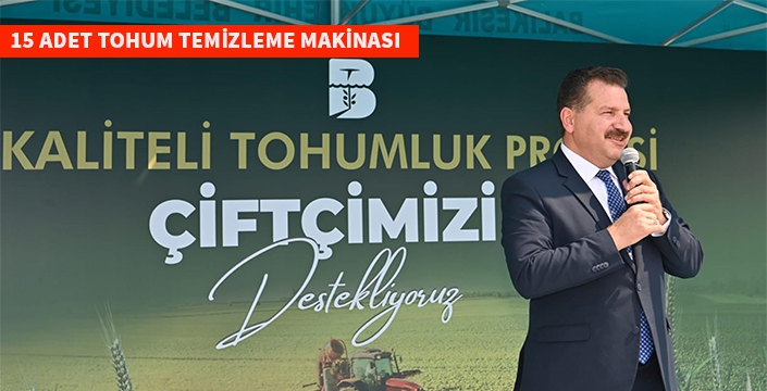 15 Adet tohum temizleme makinesi üretici ile buluştu.