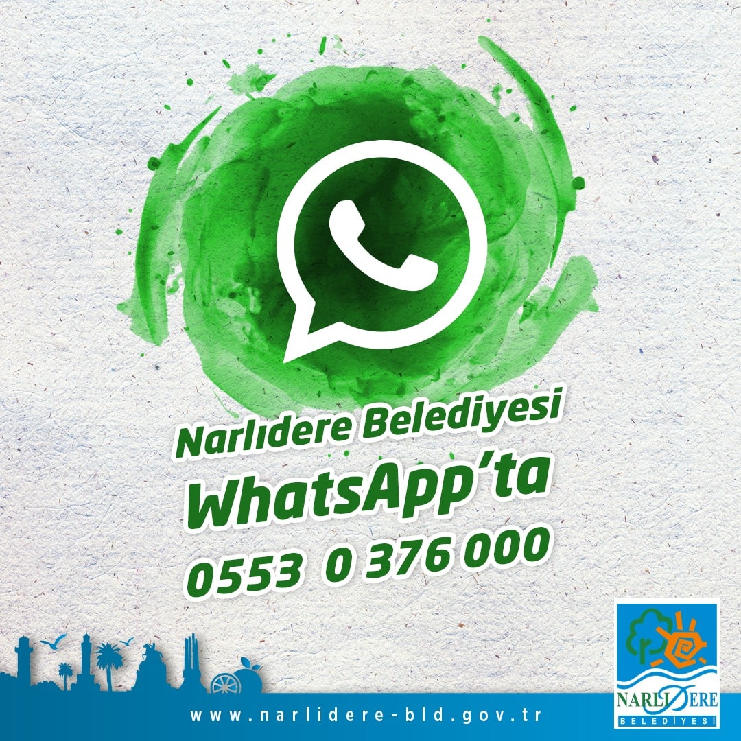 Narlıdere Belediyesi WhatsApp hattına iki ayda 2 bin 700 başvuru yapıldı