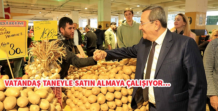 Pazaryerinde vatandaşın gündemi: Hayat pahalılığı