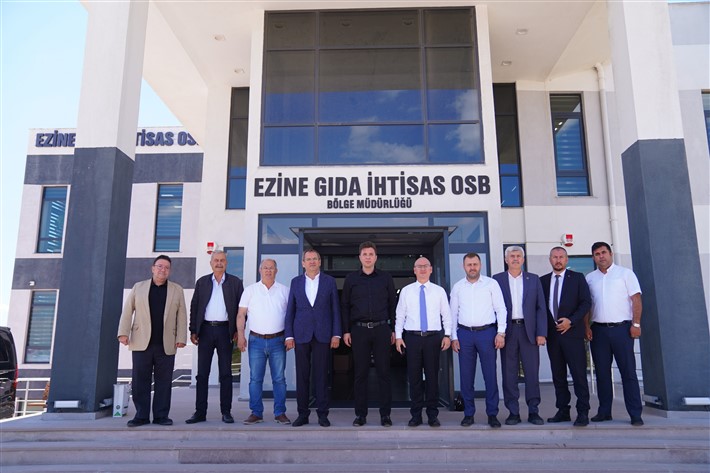 Ayvalık ve Ezine Gıda OSB'leri arasında bilgi alışverişi