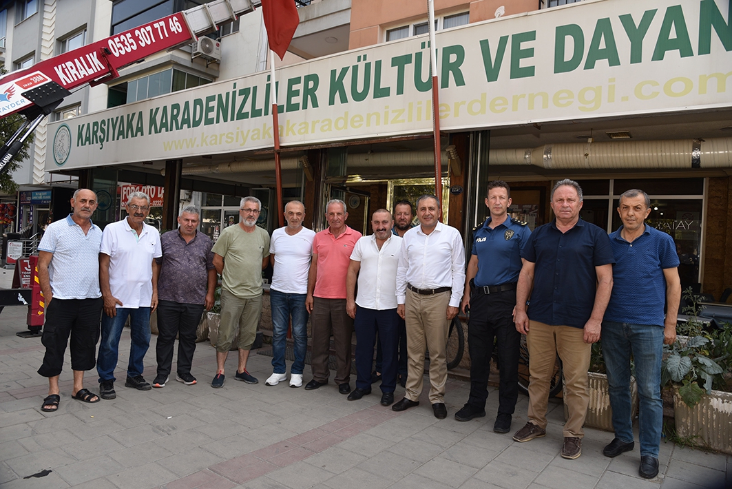 Kaymakam DemirKarşıyaka’daki Karadenizlileri ziyaret etti