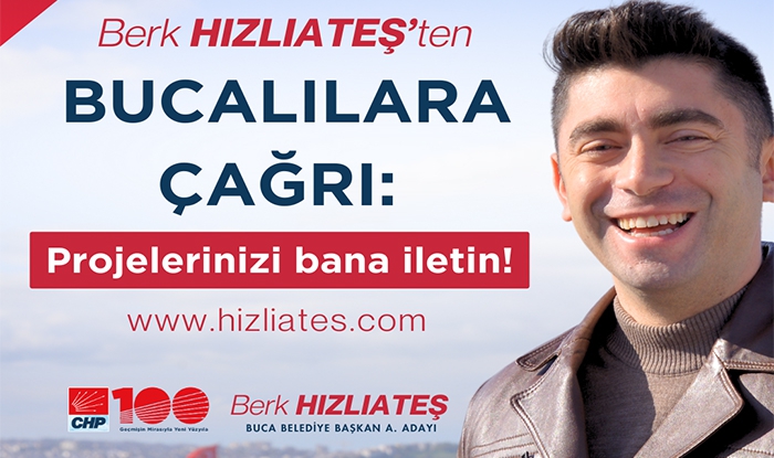 Berk Hızlıateş’ten Bucalılara çağrı: Projelerinizi bana iletin