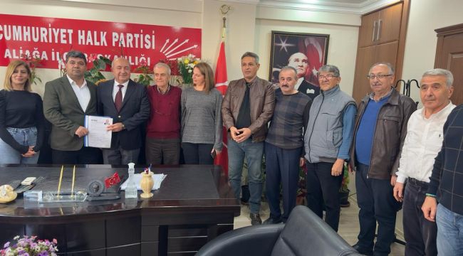 Yakup Öztürk, Aliağa’da CHP’den aday adayı