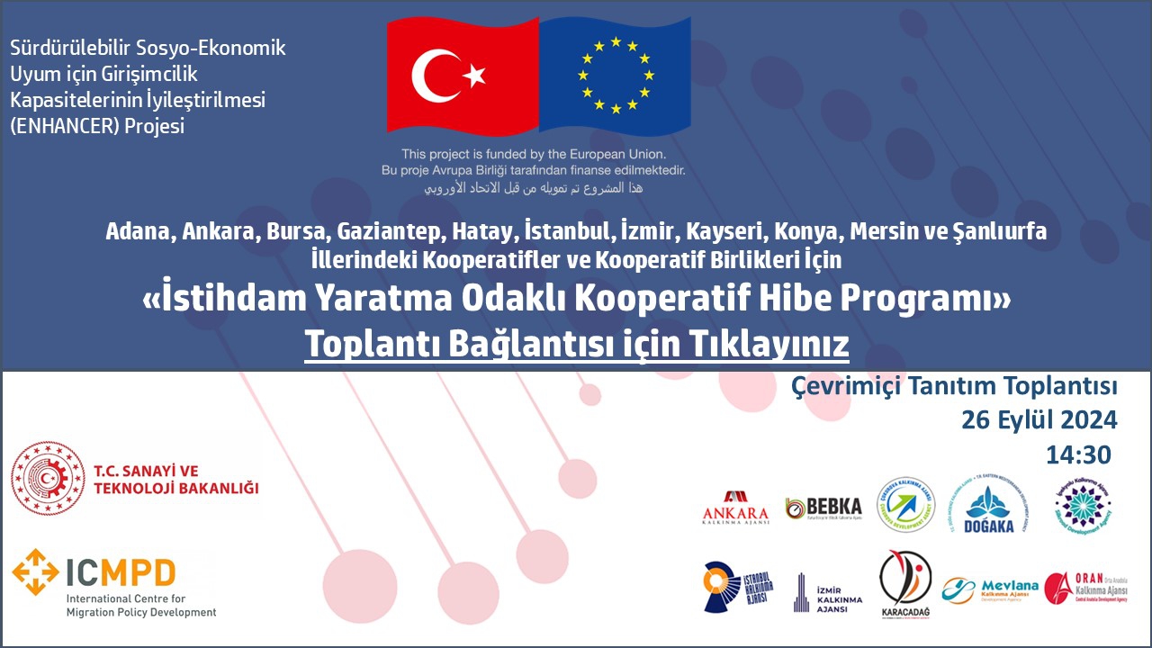 Kooperatifler İçin Yeni Fırsatlar: ENHANCER Projesi ile 2.7 Milyon Euro Hibe Desteği