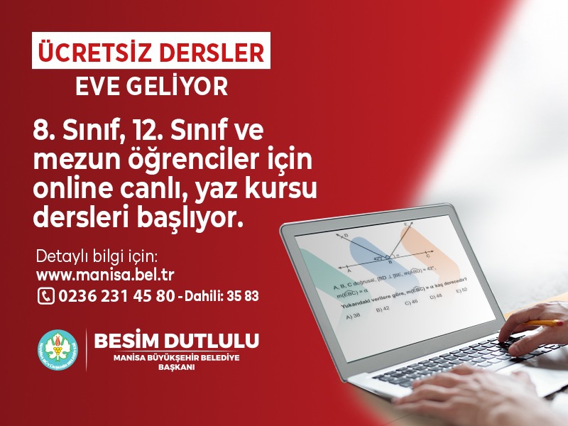 Manisa'da Yaz Tatili Boşa Gitmiyor: MABEM ve Online Dershane Yaz Kurslarıyla Geleceğe Hazırlık Başladı