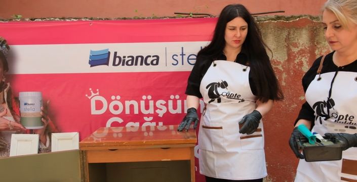 Bianca Boya’dan “Çöpte Bulduk” Projesine Renkli Destek