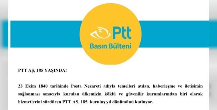 PTT 185. Yaşını Kutluyor: Balıkesir'de 185. Müşteriye Büyük Sürpriz!
