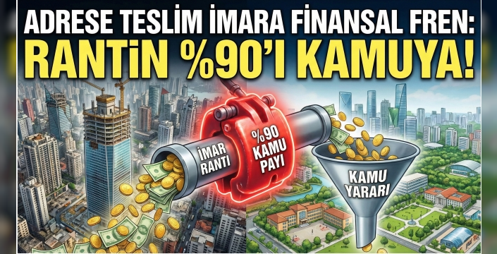 Adrese Teslim İmara Finansal Fren: Rantın %90’ı Kamuya!