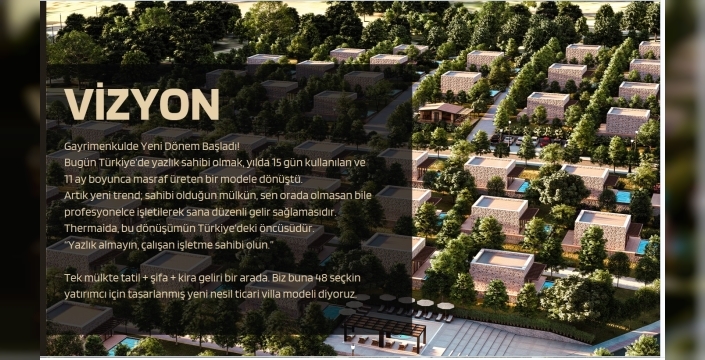 Ezine Uluköy Termal Resort Tatil Köyü Projesi