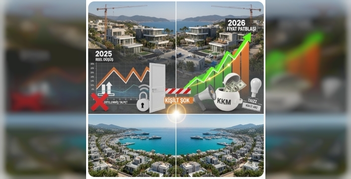 Muğla Gayrimenkul Raporu: 2025'te Reel Kayıp, 2026'da Rekor Artış Beklentisi