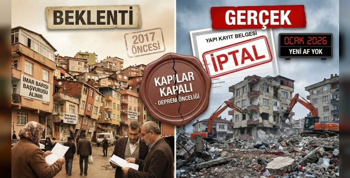 Deprem Riski Nedeniyle Yeni İmar Barışı Dosyası Tamamen Kapandı
