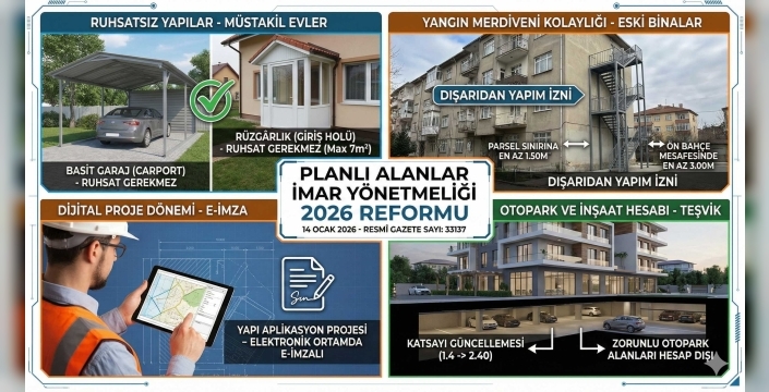 İmarda Devrim: Müstakil Evlere Ruhsatsız Garaj ve Antre Hakkı Geldi!