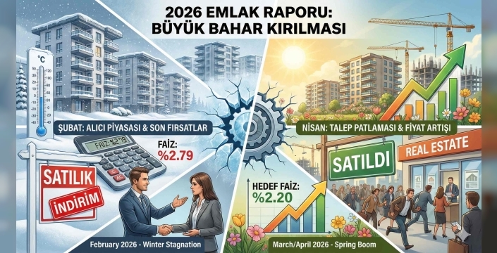 2026 Konut Piyasası Raporu: Şubat'ta Alan Kazanacak, Nisan'da Fiyatlar Uçacak!