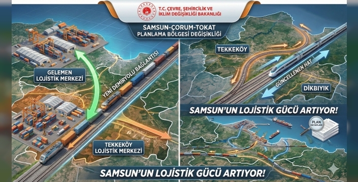 Bakanlık Onayladı: Samsun'da Dev Demiryolu ve Lojistik Hamlesi!