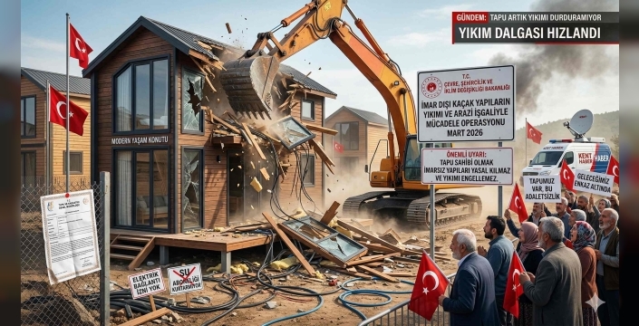 Elektrik ve Su Bağlatmak Bile Kurtarmıyor: Tapulu Arazilerde Yıkım Dönemi Başladı
