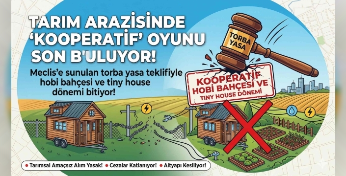 Kooperatiften Tarla Alanlar Şokta: Yeni Yasayla Hobi Bahçesi Bitiyor