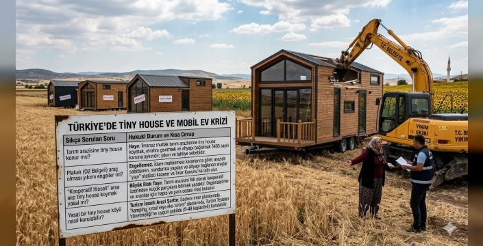 Tarım Arazisine Tiny House Konur Mu? 2026 Güncel İmar Kuralları ve Yıkım Kararları
