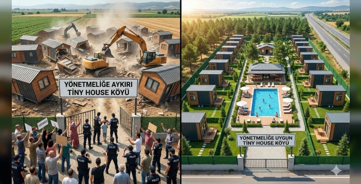 "Tekerleği Var Yıkamazlar" Efsanesi Çöktü: Tiny House Köylerine Dozerler Girdi!