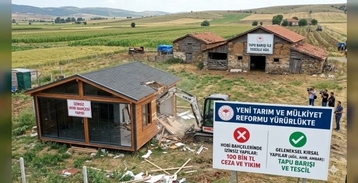Yeni Tarım Torba Yasası: Hobi Bahçelerine Yıkım, 100 Bin TL Ceza ve Kırsal Tapu Barışı