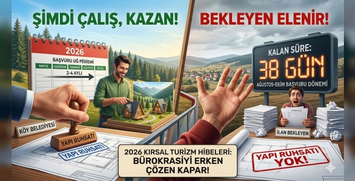 2026 Ekoturizm oteli hibesini bürokrasiyi erken çözer kapar!