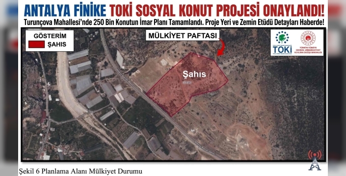 Antalya Finike'ye TOKİ Müjdesi: Turunçova Sosyal Konut Projesi İmar Planı Onaylandı!