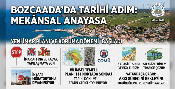 Bozcaada'da "İmar Affı" Bekleyenlere Kötü Haber: Yeni Plan