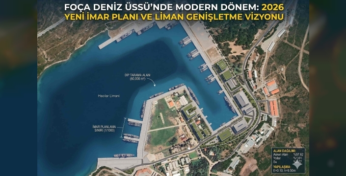 İzmir Foça Deniz Üssü'nde Yeni Dönem: 2026 İmar Planı ve Liman Genişletme Detayları Belli Oldu
