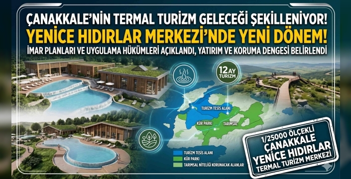 Jeotermal Turizmde Yeni Dönem: Çanakkale Yenice Plan Notları Belli Oldu!