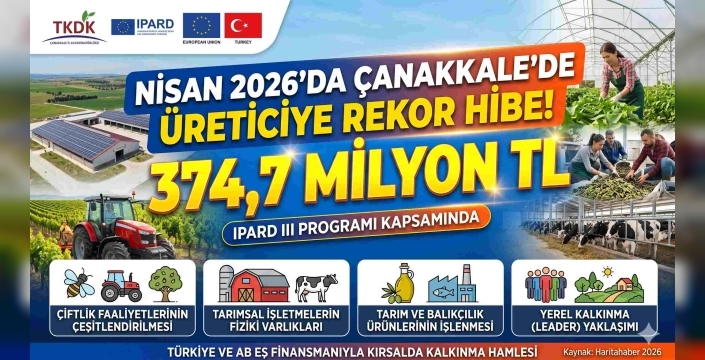 Kendi İşini Kuracaklara Müjde: Çanakkale'de Milyonlarca Liralık Hibe Hesaplarda!