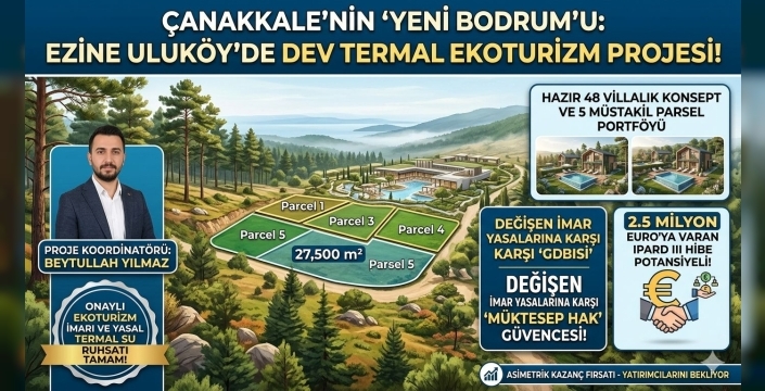 Beytullah Yılmaz Öncülüğünde 12 Ay Kazandıran Proje: Thermaida Termal Eko-Köyü