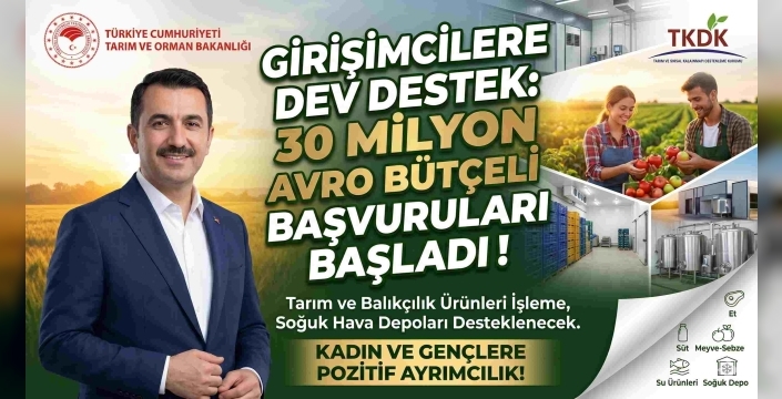 Girişimcilere 30 Milyon Avroluk Dev Müjde! IPARD III Başvuruları Başladı