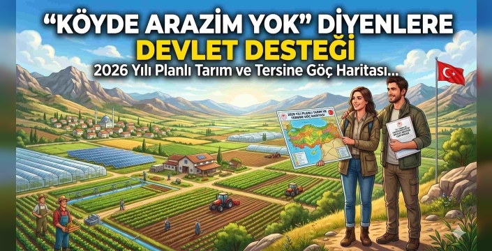 "Köyde Arazim Yok" Diyenlere Devlet Desteği: 2026 Yılı Planlı Tarım ve Tersine Göç Haritası