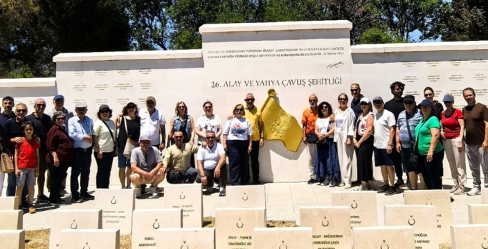 Salihlili iş insanları Çanakkale Zaferi’nin kazanıldığı topraklarda