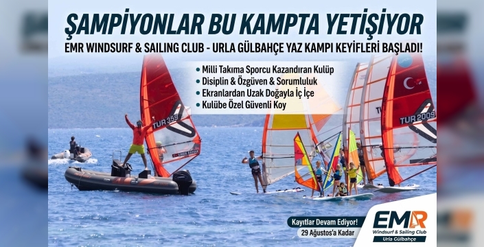 Şampiyonların Adresi Urla: EMR Windsurf Yaz Kampı Kayıtları Başladı!