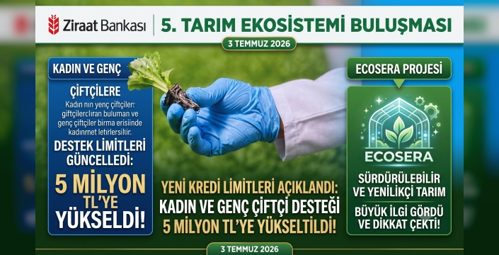 Tarımda Dev Finansman Hamlesi: Kadın ve Genç Çiftçi Kredisi 5 Milyon TL'ye Yükseltildi!