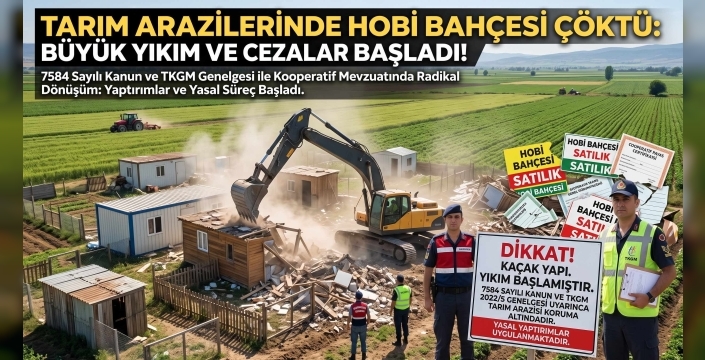Hobi Bahçelerinde Dönem Kapandı: Tapuda Devirler Durduruldu, Metrekaresine 5.000 TL Ceza ve Hapis Geldi!