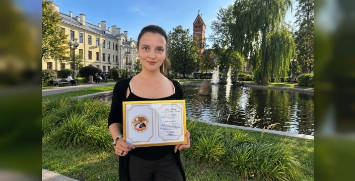 Sağlıklı Yaşam Vakfı'ndan Belaruslu Eğitmen Tatiana Pomerantseva'ya Barış ve Sağlık Ödülü