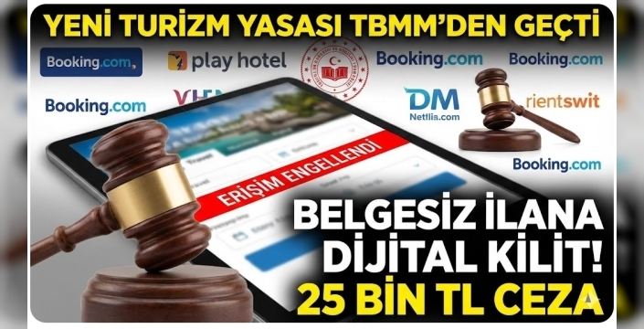 Airbnb ve Booking Dönemi Değişiyor: İlan Başına 25 Bin TL Ceza!