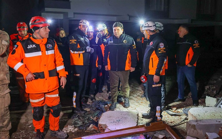 Başkan Erhan Kılıç ve arama kurtarma ekibi Osmaniye’de