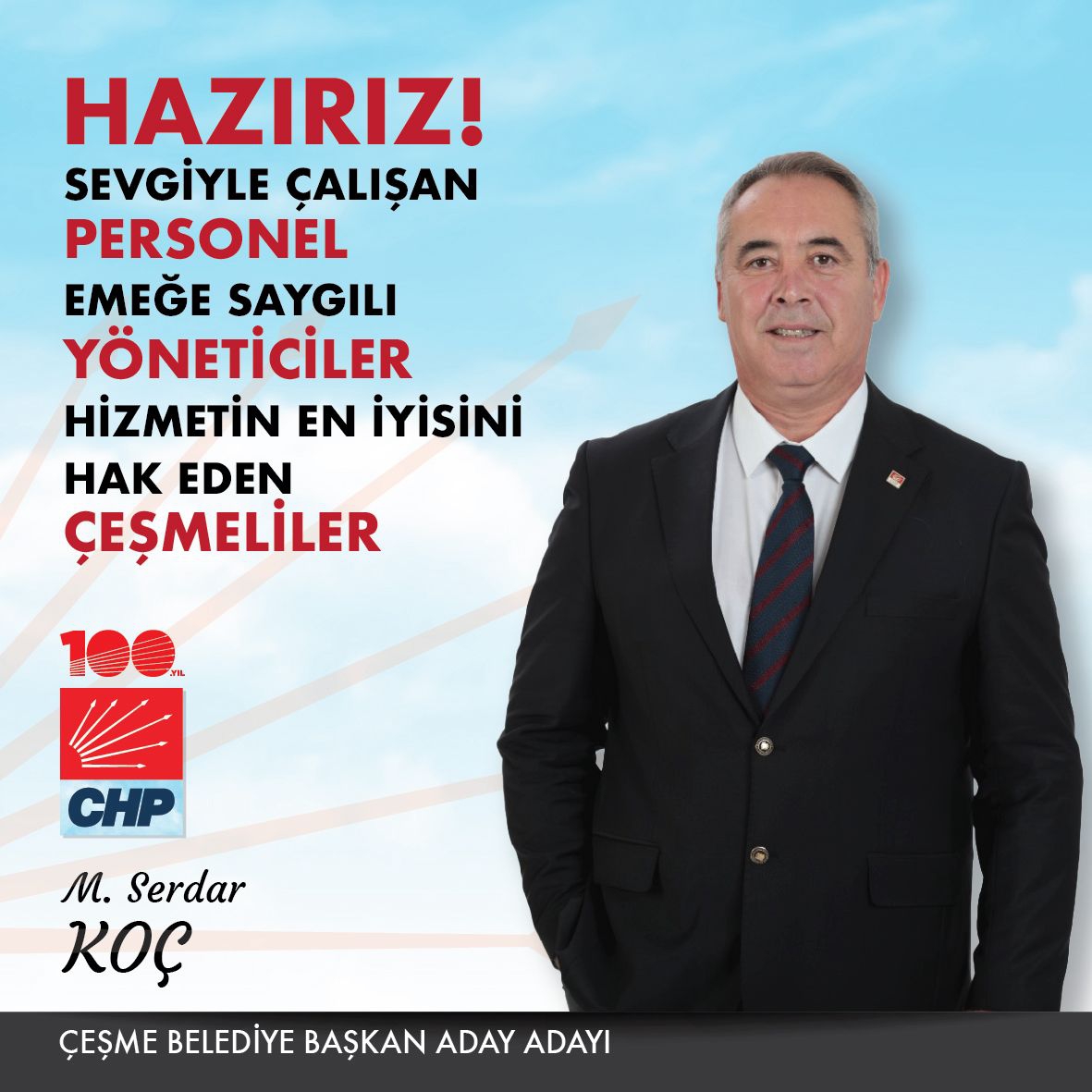 CHP aday adayı Serdar Koç Çeşme için manifesto yayınladı
