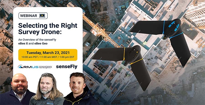 Ebee Geo ve ebee X web semineri 23 Mart'ta yapılacak