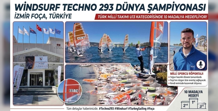 Foça'da Rüzgar Sörfü Şöleni: Milli Sörfçülerimiz Dünya Şampiyonası'nda Tarih Yazıyor!