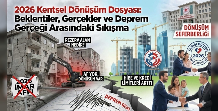 İmar Barışı Bekleyenlere Kötü, Dönüşüm İsteyene İyi Haber: 2026 Planı Belli Oldu!